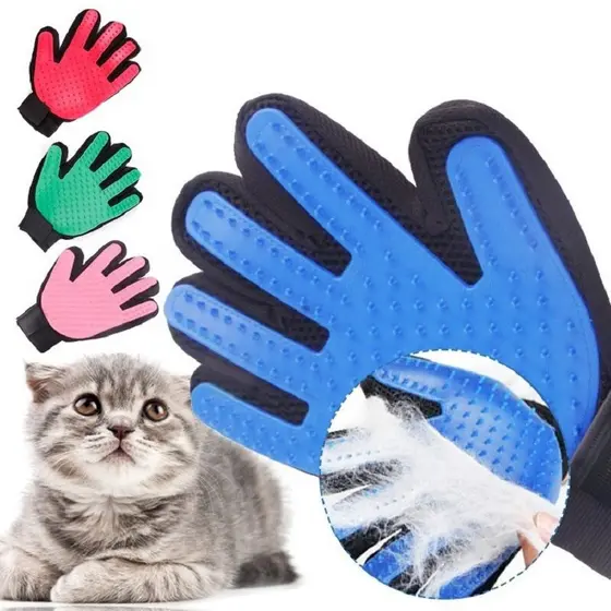Luva Pet Escova Tira Remove Pelo Cachorro Gato SEM CAIXA