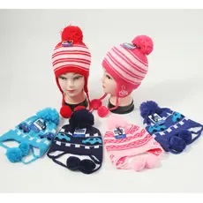 Touca Gorro Infantil Frio Forrada Menina Menino Bebe Inverno