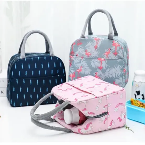 Bolsa Térmica COM BOLSO Externo Fitness Marmita Lancheira