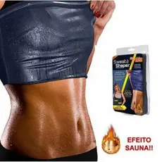 Camiseta Redutora Feminina Térmica Shaper Regata Neoprene - SWEAT SHAPER