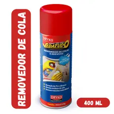 Spray removedor de colas, adesivos e pu transparente 100 ou 400ml Dryko