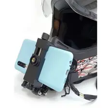 Suporte Capacete Moto Câmera Celular Galaxy Gopro Ios Queixo
