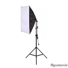 Softbox Luz contínua 50x70cm Soquete e27 - Kit com Tripé