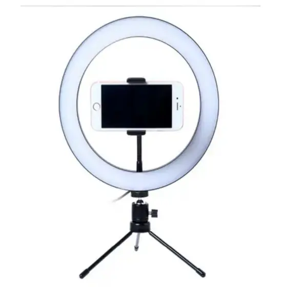 Ring light 8´com mini tripé - Promoção imperdível