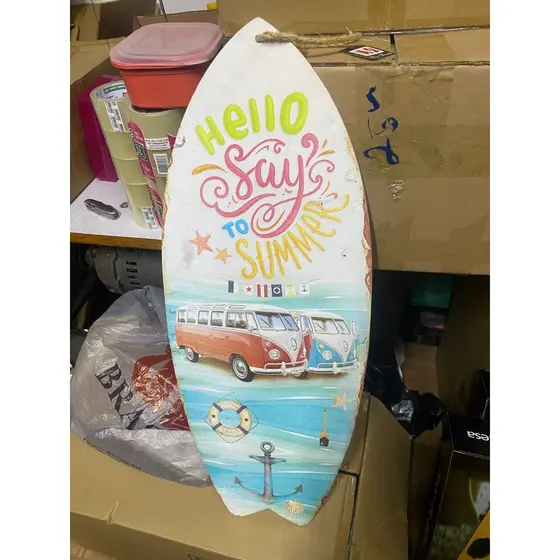Prancha Surf Mdf 30x15cm Decoração Praia Verão