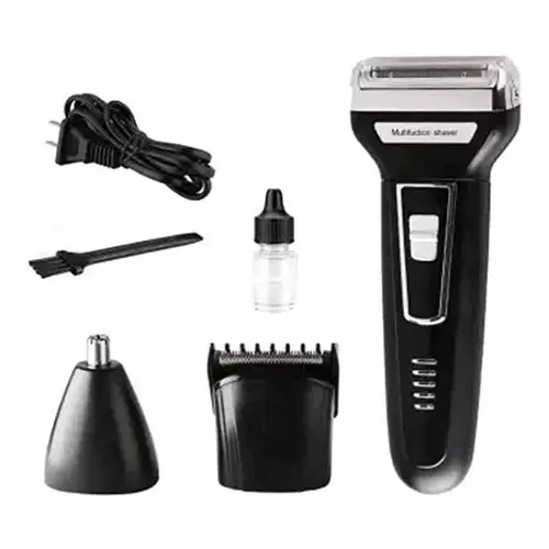 Máquina Corte Aparador Cabelo Barba Nariz 3x1