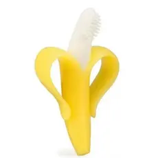 Mordedor para Bebê Silicone Bananinha Banana Escova Dentes Envio Rápido