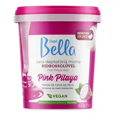 Cera Depilação Hidrossolúvel Pitaya Vegano Depil Bella 600g