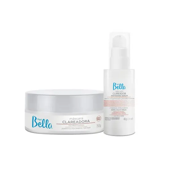 Kit Máscara e Sérum Clareador Axilas Virilhas Depil Bella