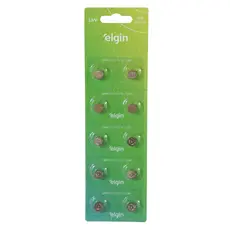 Bateria Pilhas Alcalina Lr41 Brinquedo Câmeras Cartela Elgin