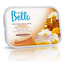 Cera Depilatória Barra Camomila E Calêndula Depil Bella 500g