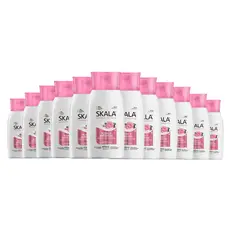 Kit 12 Loção Creme Hidratante Corporal Rosas Amêndoas Skala