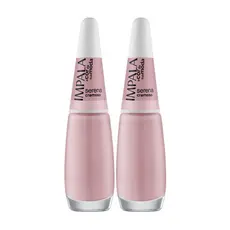 Kit 2 Esmalte Impala A Cor Da Sua Moda Unha Serena Cremoso