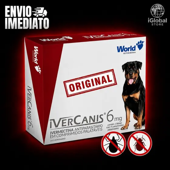 4 Doses de Remédio Contra Pulgas e Carrapatos Para Cães, Proteção de 4 Meses - Envio Rápido