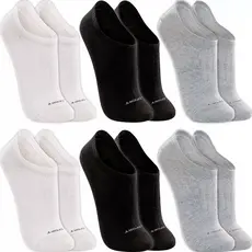 Kit 6 Pares Meias Lupo Original Sapatilha Algodão Masculino Feminina Cano Curto Soquete Academia