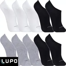Kit 10 Pares Meias Lupo Original Sapatilha Cano Curto Algodão Confortável Esportiva Academia