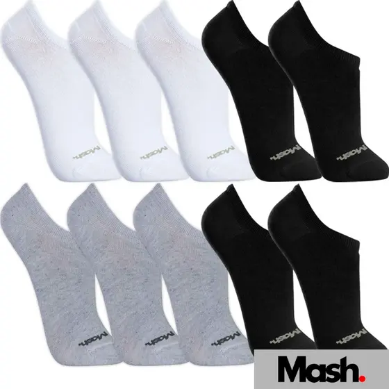 Kit 10 Pares Meias Mash Sapatilha Cano Curto Soquete Algodão Masculina Feminina Esportiva Leve