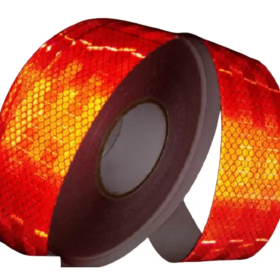 Fita Refletiva VERMELHA Adesiva Carro Moto Luminosa Decorativa Superview