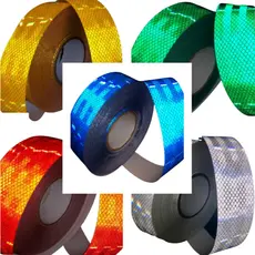 Fita Refletiva Adesiva Carro Moto Luminosa Decorativa Superview - CORES (10 METROS)