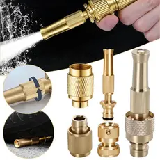 Bocal Esguicho De Mangueira Regar Jardim Pistola Spray Água Alta Pressão Bico Limpeza Quintal Pistola De Pulverizaç