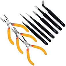 Kit  Alicates Bijuteria Semijoia Artesanato Pesca Pinças Eletrônica