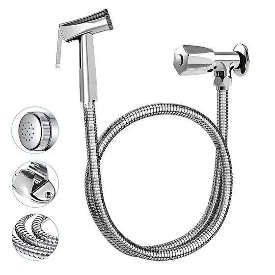 Ducha Higiênica Para Banheiro Completa 1,20m Chuveirinho Privada