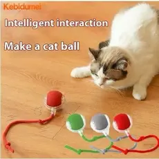 Oferta especial Bola De Brinquedo Elétrico, Interativa Para Gatos Com Sensor de Movimento Treinamento de gatos auto-move