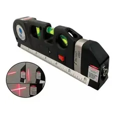 Nível Laser Profissional Trena Level Pro3 Estágios Nivelador 3/4 bolhas de nivel