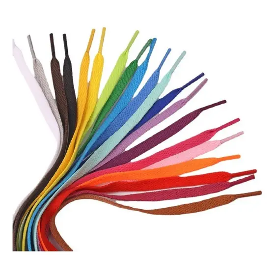 Cadarço Poliéster Ténis Achatado (1 Par)  120 cm Várias Cores