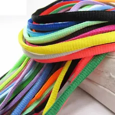 Cadarço para Tenis Arredondado Meia Cana (01 Par) de 120 cm Várias Cores