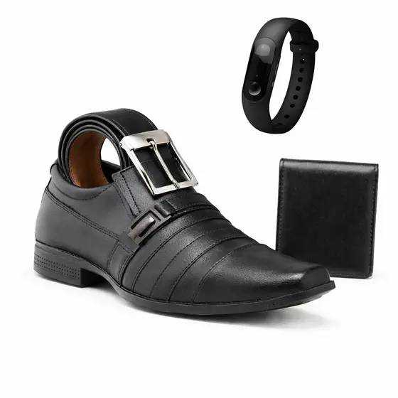 Sapato Social Masculino Executivo Premium. Confortável e Resistente