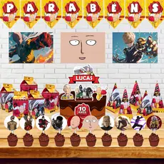 Kit Festa Só um Bolinho - One Punch Man