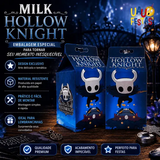Até 30x Caixinhas Milk - Hollow Knight