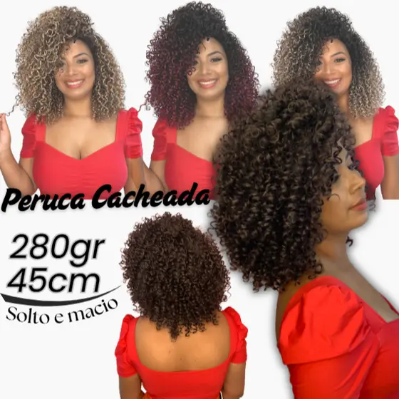 PERUCA CACHEADA LONGA - 45CM