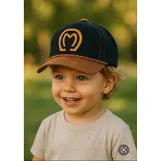 Boné Country Menino 1 a 3 anos, Bebê Infantil, Cowboy, Rodeio Sertanejo, Aba Curva e Cavalgada