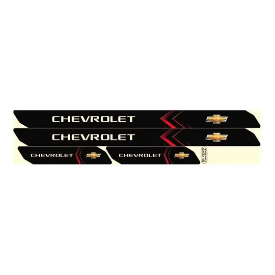 Jogo De Soleira Resinada Modelo Universal Chevrolet