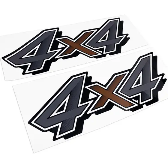 Adesivos 4x4 Hilux Toyota 2021 Emblema Lateral Mod. Original