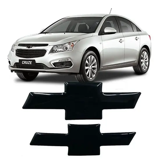 Par de Adesivos Gravata Resinada Chevrolet Cruze Sedan 2012/2014