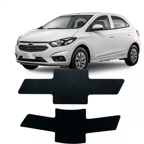 Adesivo Gravata Resinada Emblema Dianteiro E Traseiro Chevrolet Onix 2017/2019