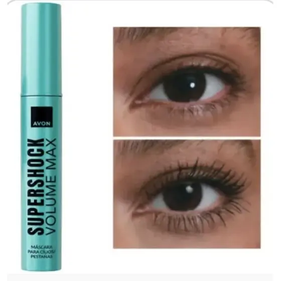 Máscara de cilios Supershok Avon Nova embalagem