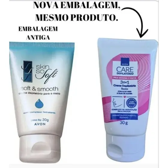 Creme Depilat贸rio Avon Novas embalagens