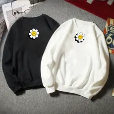 Moletom blusa blusa de frio Feminino Gola Careca Moletom Feminino Fofo