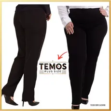 Calça social feminina uniforme  preta com elastano recepcionista. Direto da Fábrica Fábrica