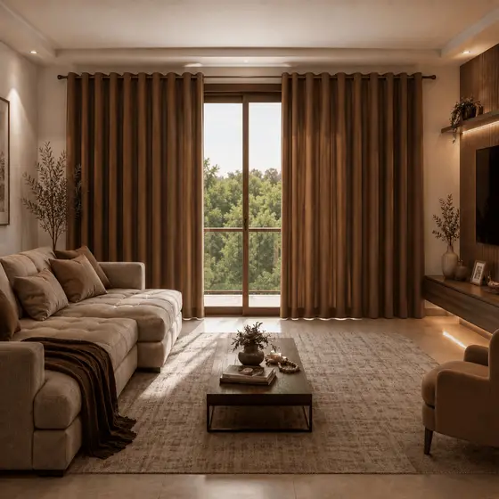 Cortina PREMIUM  6,00 x 2,50 - Decoração Quarto, Sala, Escritório Janela Inteira com Ótimo Caimento