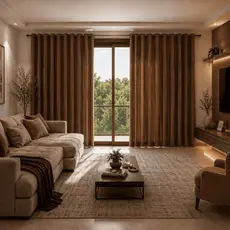 Cortina PREMIUM  6,00 x 2,50 - Decoração Quarto, Sala, Escritório Janela Inteira com Ótimo Caimento