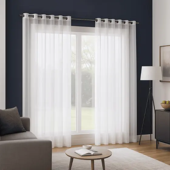 Cortina VOIL TRANSLUCIDA 2,80x1,80 - Decoração Quarto, Sala