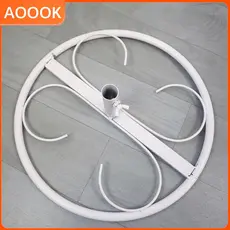 Base De Suporte De Exibição De Poste De Flor De Ferro Feita De Configuração De Flores De Papel Em Casamentos Para Piso