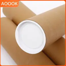 Tubo De Pôster De Papel De Alta Resistência , Tubos De Envio , Protegendo Todos Os Tipos De Documentos De Arte Durante O