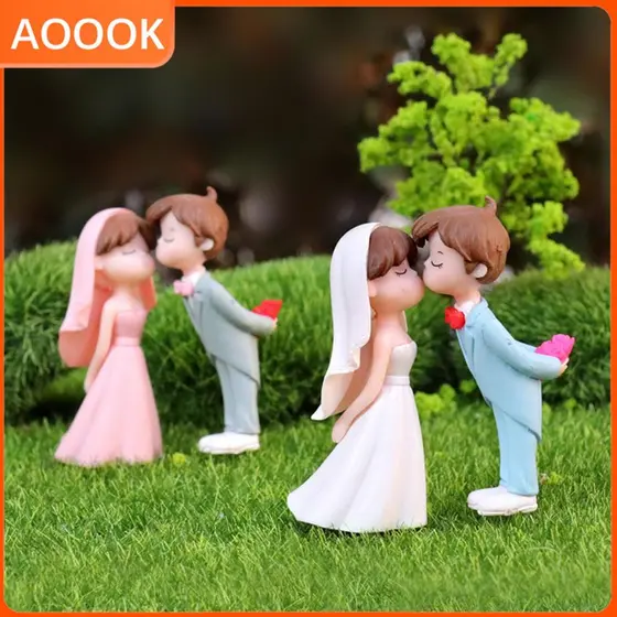 Bolo De Casamento Toppers Noiva E Noivo Estatuetas Aniversário Decoração Escritório Para Casa Inodoro