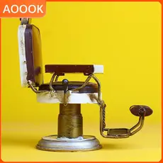 Cadeira De Barbeiro Vintage Mini Artesanal Modelo De Brinquedo De Decoração De Arte Americana Para Presente Pequeno Redo